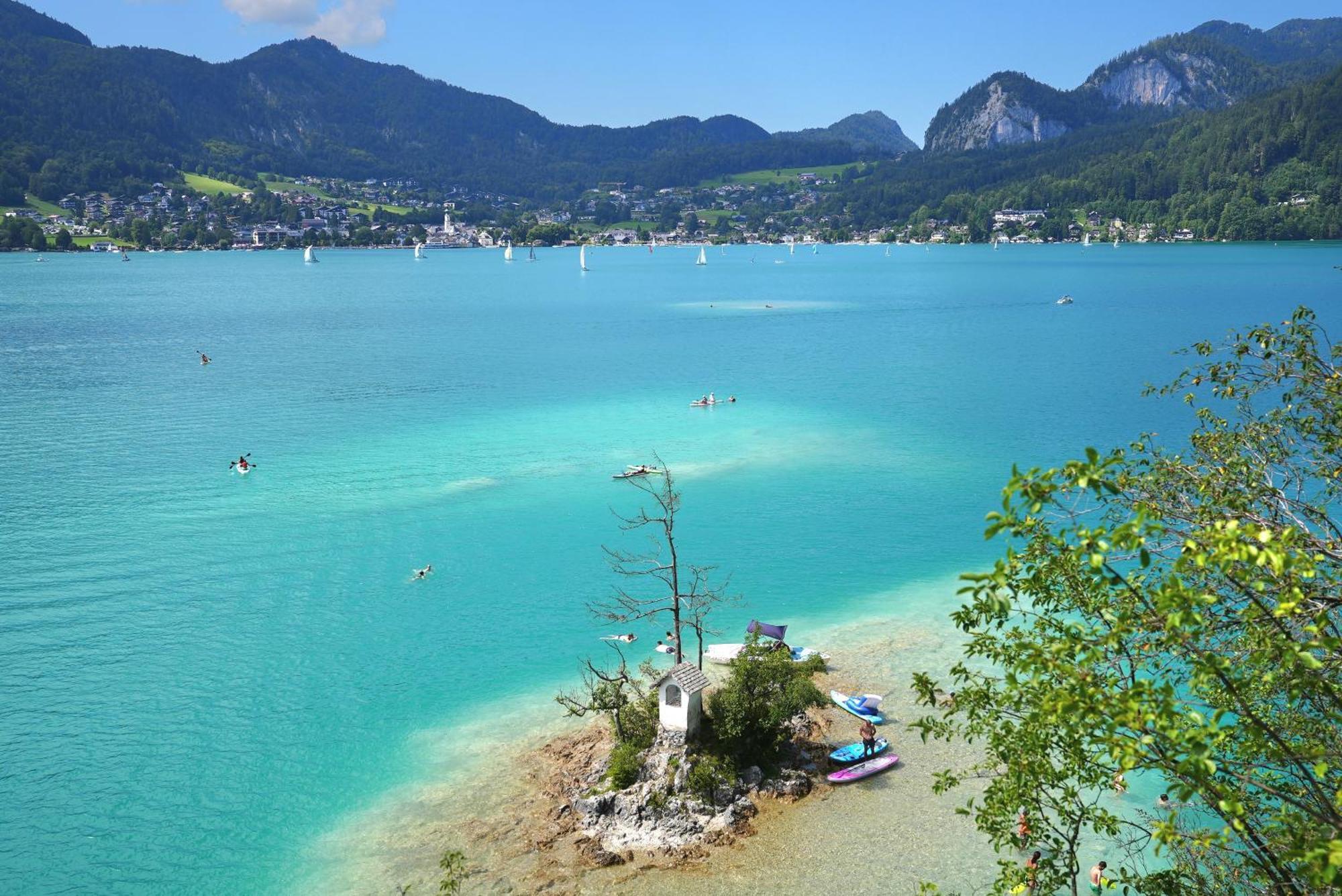 Bergblick 411 Am Wolfgangsee Strobl Buitenkant foto